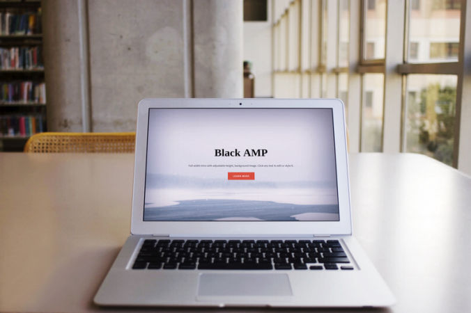 BlackAMP Bootstrap HTML Template
