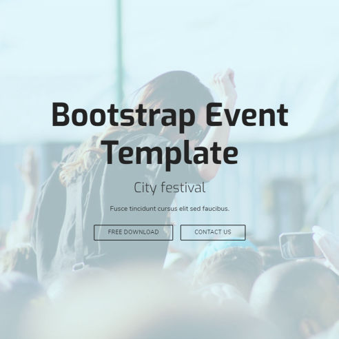 HTML Event Template – Free Download