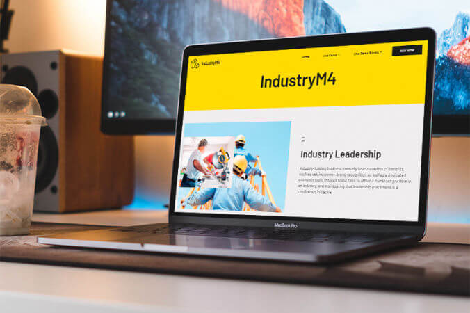 Mobirise Industry Website template