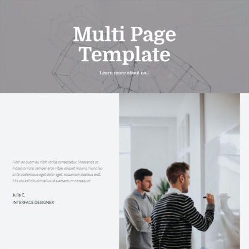 Multi Page Template – Free Download
