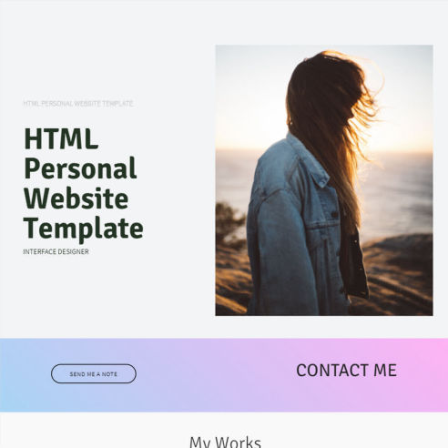 Personal Website Template – Free Download