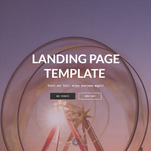 Bootstrap Landing Page Template – Free Download