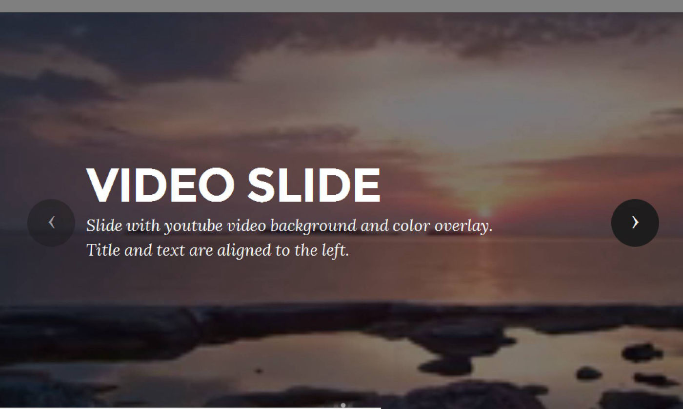 bootstrap video template free download
